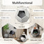 25.98"Modern Pet Furniture Cat Litter Side Table, Sofa Side Table, Planter MDF Multifunctional Furniture, Cement Gray - Korvel