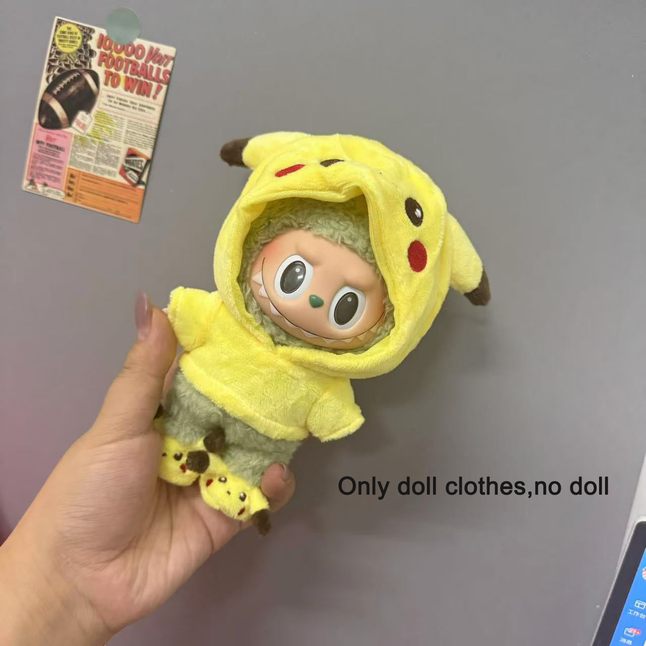 Cute Pikachu Baby Clothes 17cm Doll Clothes - Korvel