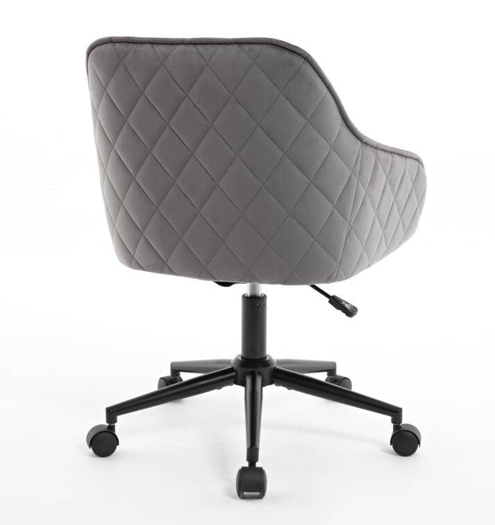 Velvet Office Desk Chair, Modern Home Desk Chair with Wheels , Vanity Chairs for Living Room, Bedroom,Study Room - Korvel
