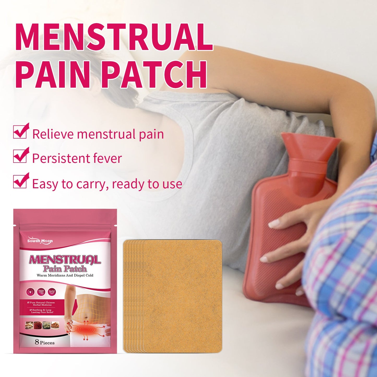 Patch de soulagement de la douleur menstruelle premium pour le confort