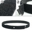 Tactical Inner Belt, Duty Nylon Hook - Loop Adjustable Black Waist Belt - Korvel