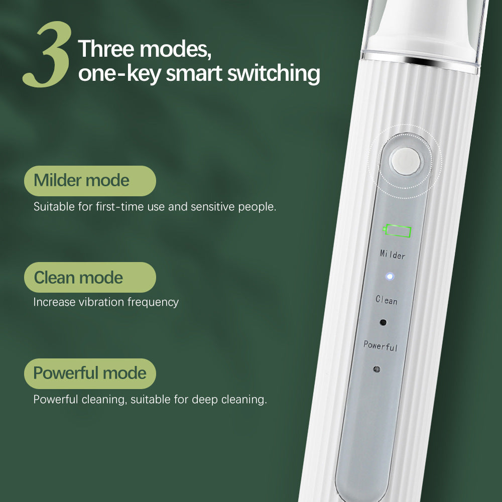 3-Speed Visible Ultrasonic Electric Tooth Cleaner Tooth Cleaning Beauty Instrument To Remove Tartar And Calculus Tooth Cleaning Device - Korvel