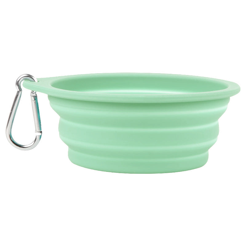 Silicone Foldable Bowl Portable Pet Bowl 600ml Cat Bowl Travel Pet Portable Dog Bowl - Korvel