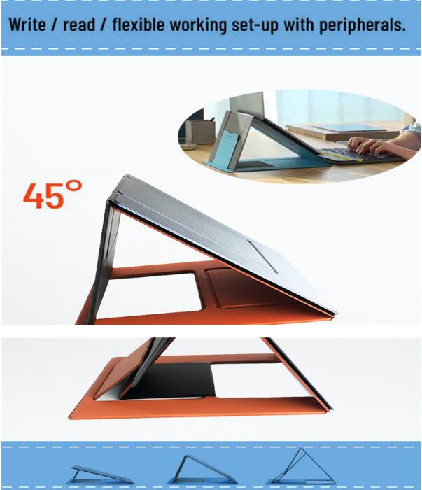 Multi-angle adjustable portable mobile phone lazy stand universal folding tablet computer table stand for iPhone / ipad - Korvel