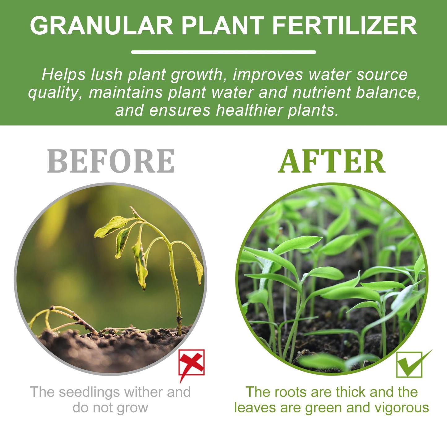 Plant Nutrient, Flower Pot Lawn Green Leaf Plant Fertilizer Root Growth Nutrient - Korvel
