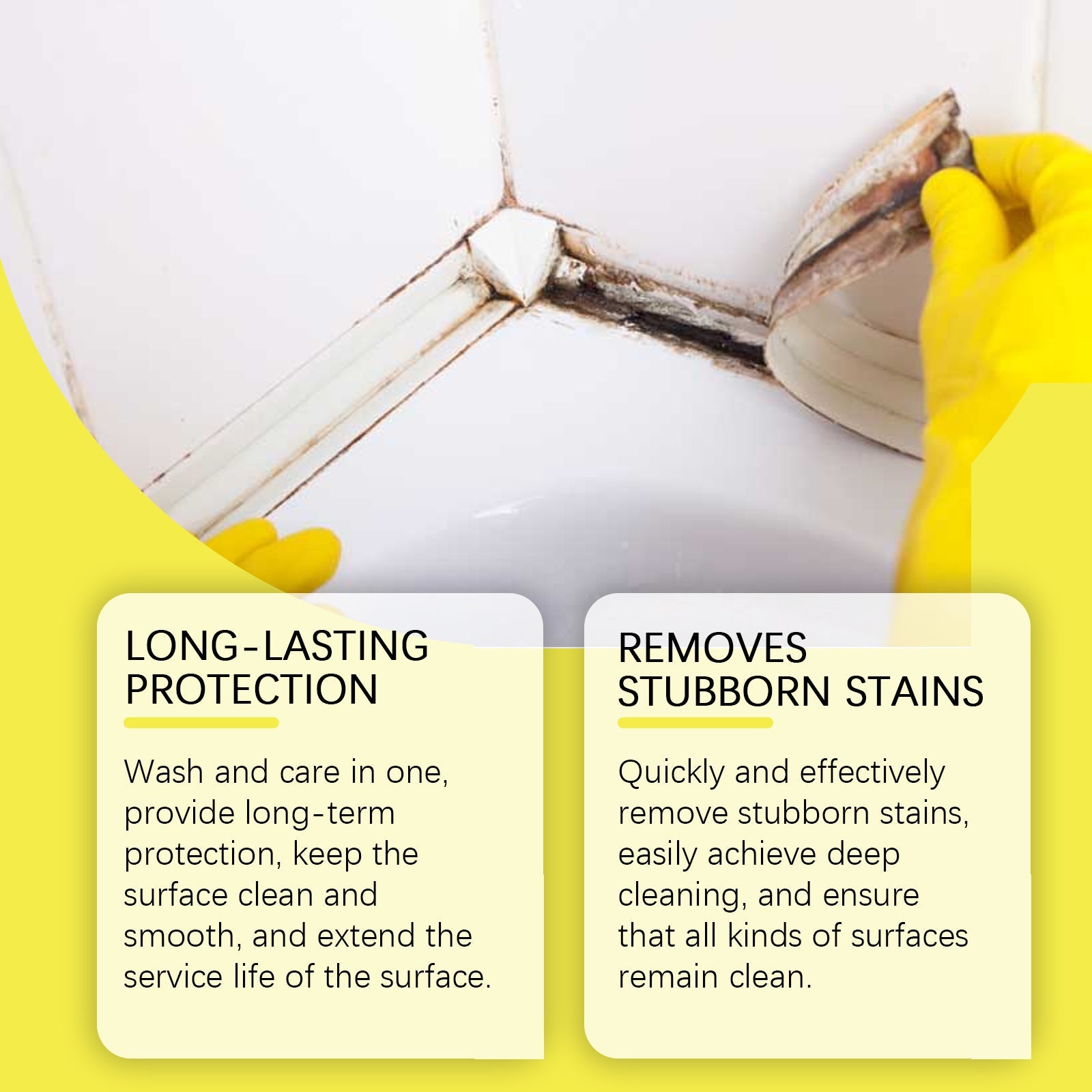 Stain Remover Scale Household Tile Crevices Refrigerator Sink Toilet Stain Remover - Korvel