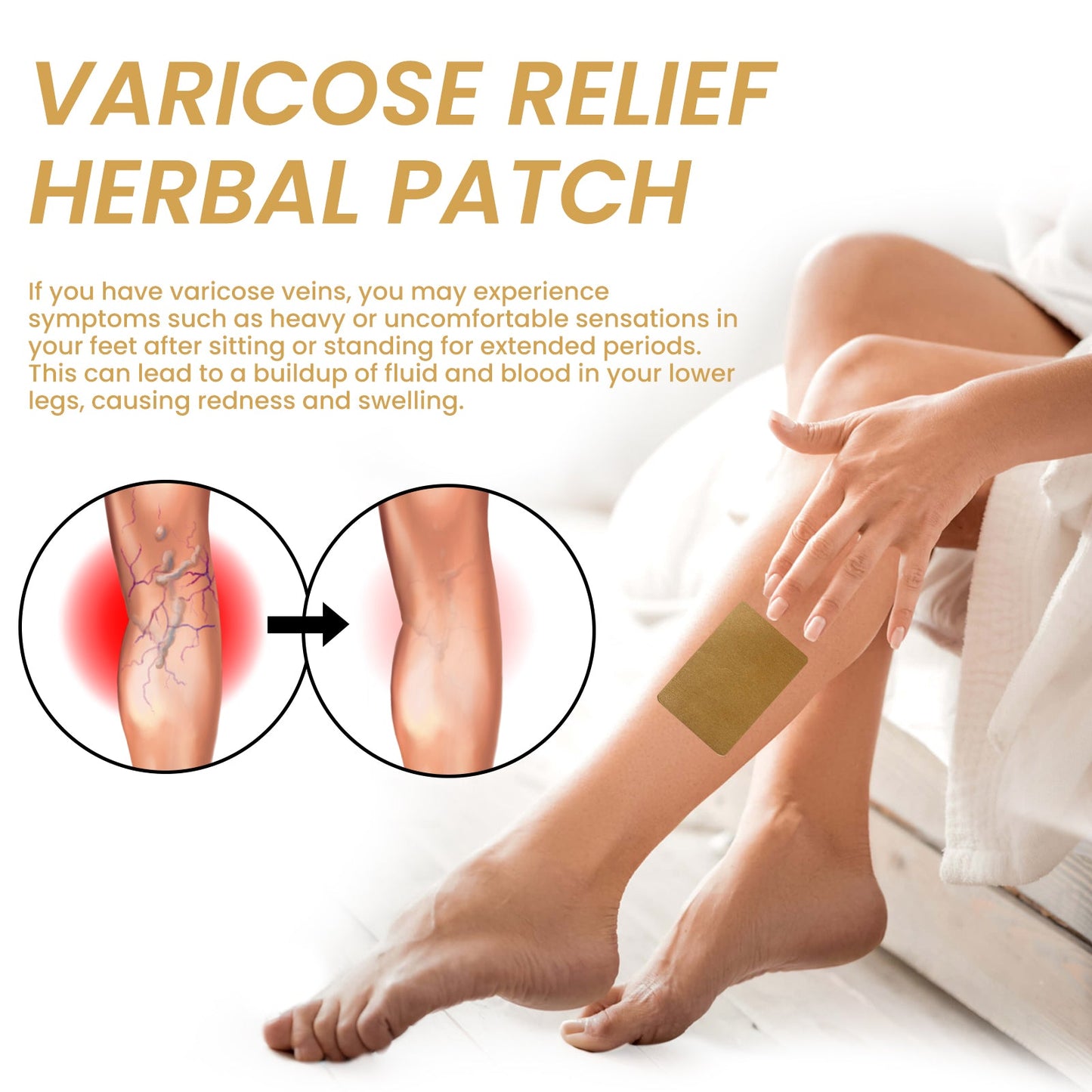 Herbal Patch for Leg Comfort and Care