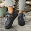 Lace-up Suede Sneakers for Women with Thick Sole
