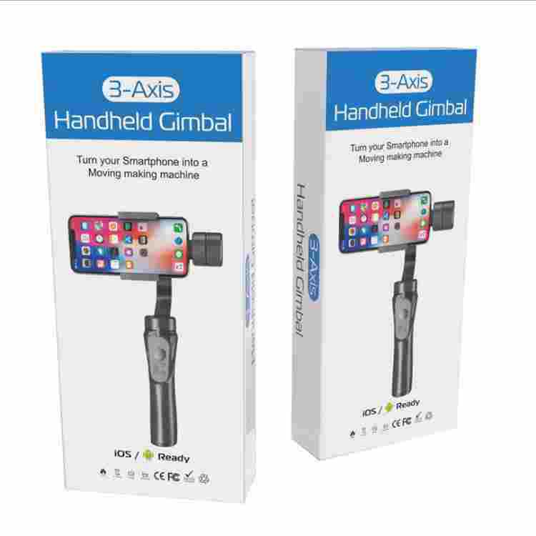 H4/F6/F8/F10 three-axis handheld mobile phone stabilizer video recording outdoor anti-shake shooting bracket - Korvel