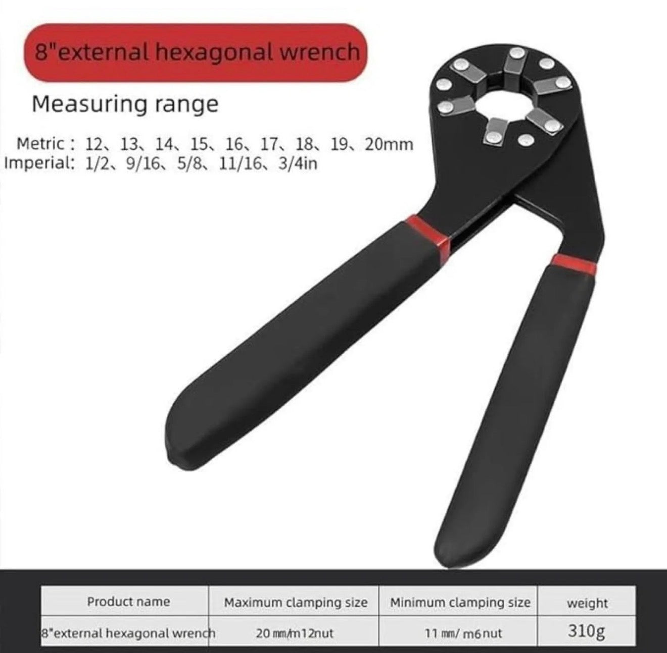 Llave Ajustable AllFit 14 en 1