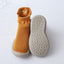 Autumn New Soft Sole Baby Walking Shoes Knitted Embroidered Baby Floor Socks Shoes Avocado Children's Socks - Korvel