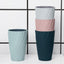 4 Colors Toothbrush Cup Threaded Double-Layer Tumblers Unbreakable Cups For Kids Bathroom Cup Toothbrush Mouthwash cup - Korvel