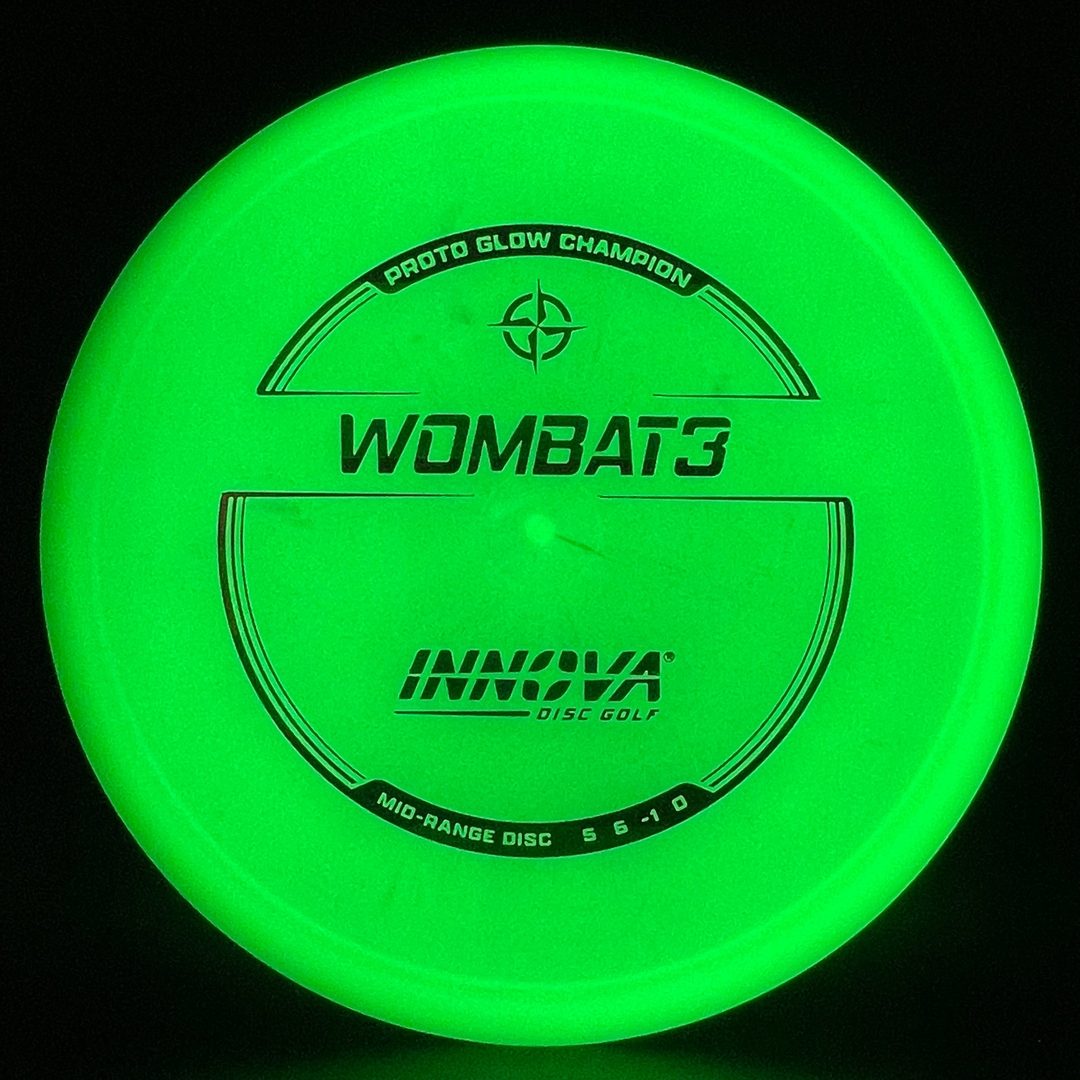 Proto Glow Champion Wombat3 Disco de Golf