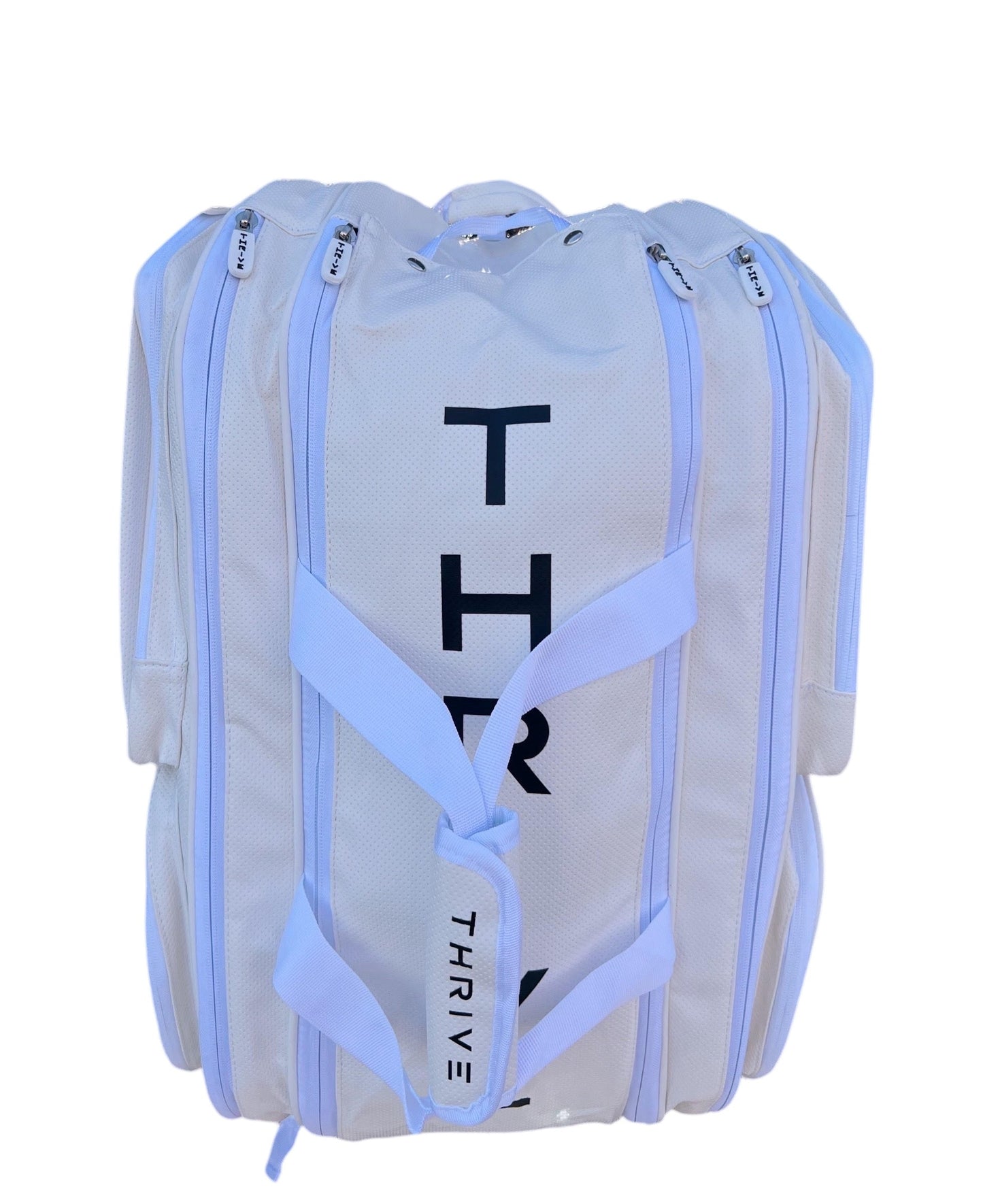 Premium White Elite Pro Tour Pickleball Bag with Shoe Compartment - Korvel