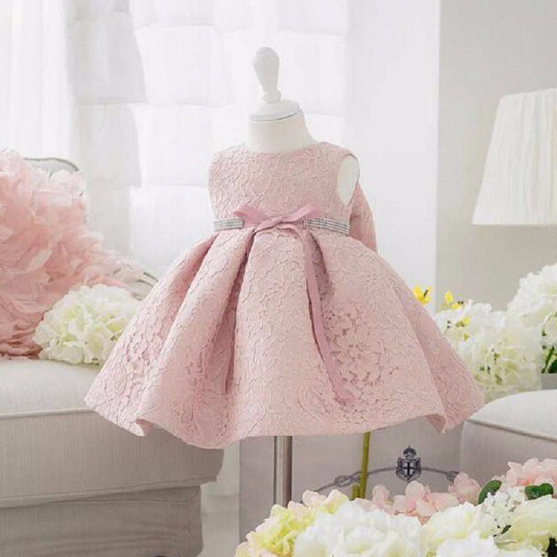 Cute children one year old baby girl princess dress dress - Korvel