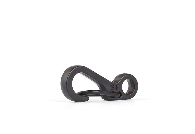 10 Pcs Equipment Survival EDC Paracord Carabiner Snap Mini SF Spring Clip Camping Hiking Hook Backpack Tactical Buckle Clip - Korvel