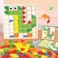 Wooden children's mosaic 3D building blocks, three-dimensional puzzle, children's color cognition, early education and puzzle game - Korvel