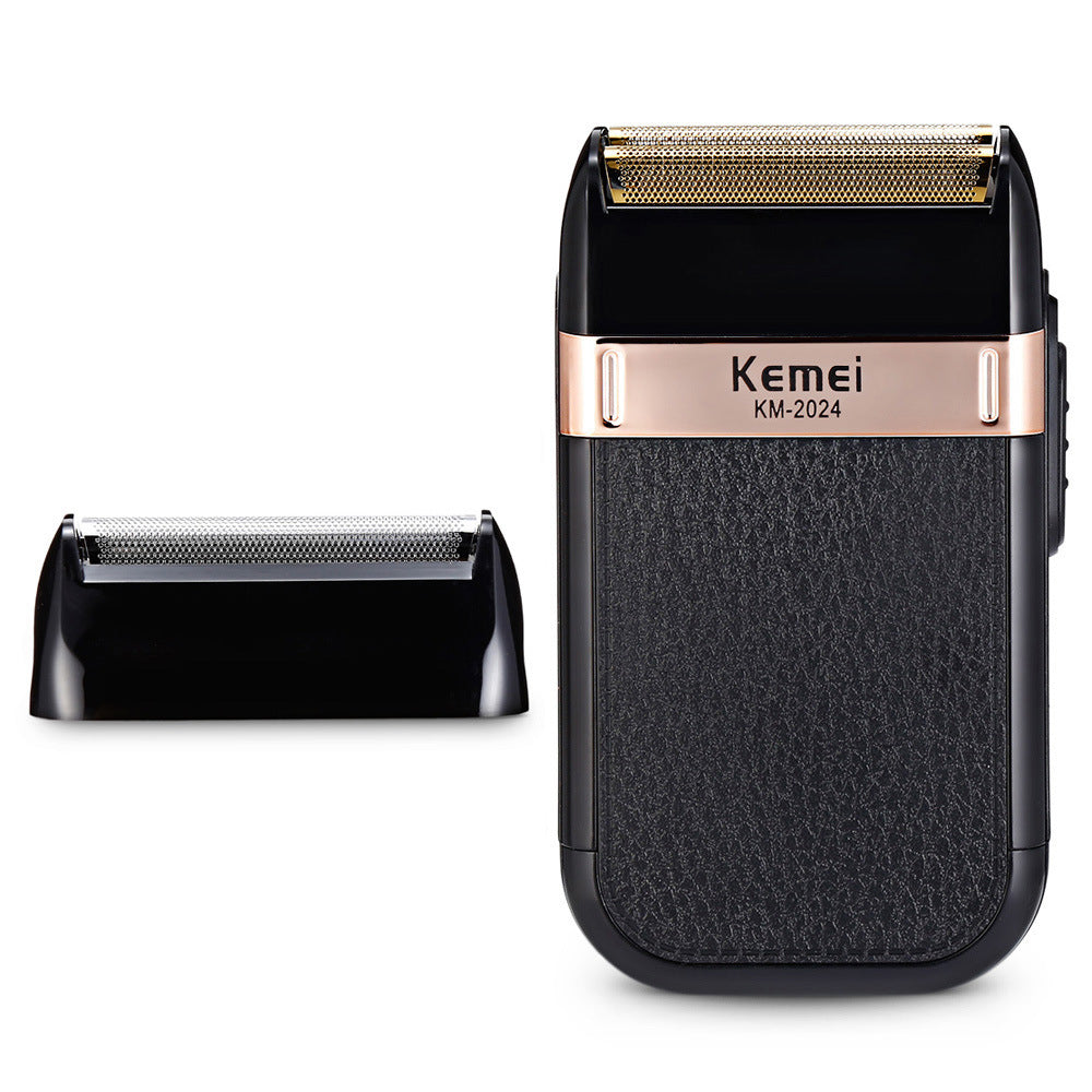 KM -2024 New USB Charging Reciprocating Double Mesh Razor Gold and Silver Knife Mesh Full Body Water Wash - Korvel