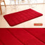 Tapis de bain en mousse à mémoire de forme en corail de luxe