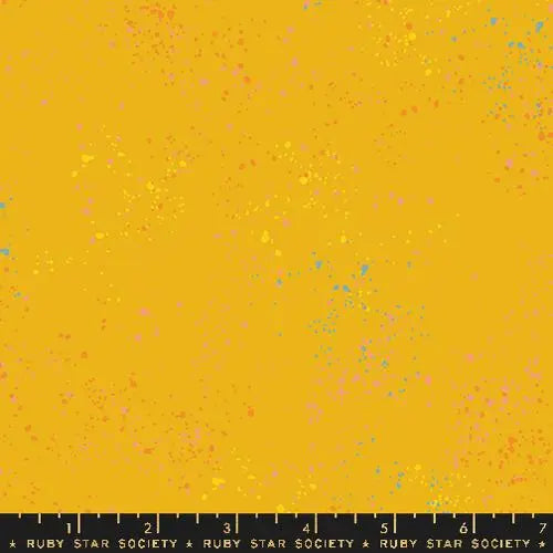 Gold Speckled Goldenrod Fabric - 43"/44" Per Yard