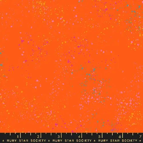 Tissu Poisson Rouge Tacheté d'Or - 43"/44" par Yard