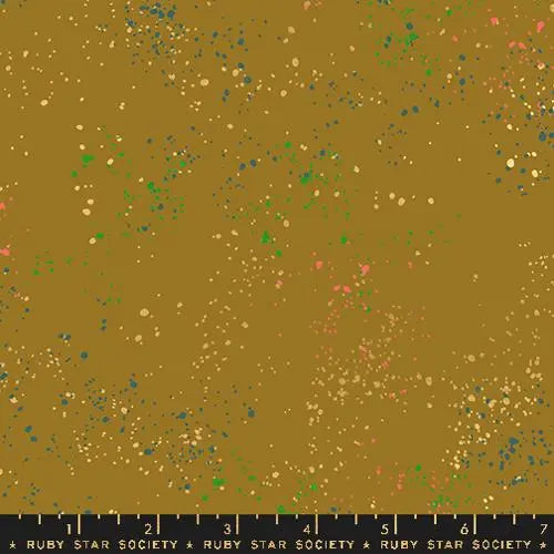 Tela de Suede Metálico Marrón Manchado - 43"/44" por Yarda