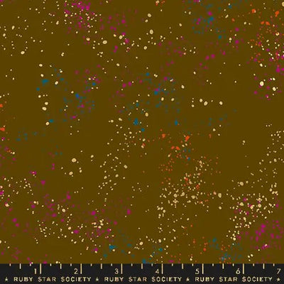 Brown Speckled Metallic Cocoa Fabric - 43"/44" Per Yard