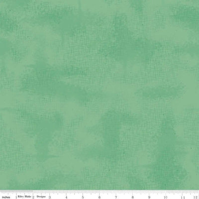 Tela de Algodón Verde con Hojas Desgastadas - 43"/44" por Yarda