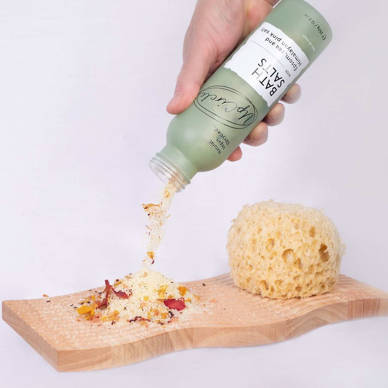 Bath Salts with Epsom, Sea and Himalayan Pink Salt - Korvel