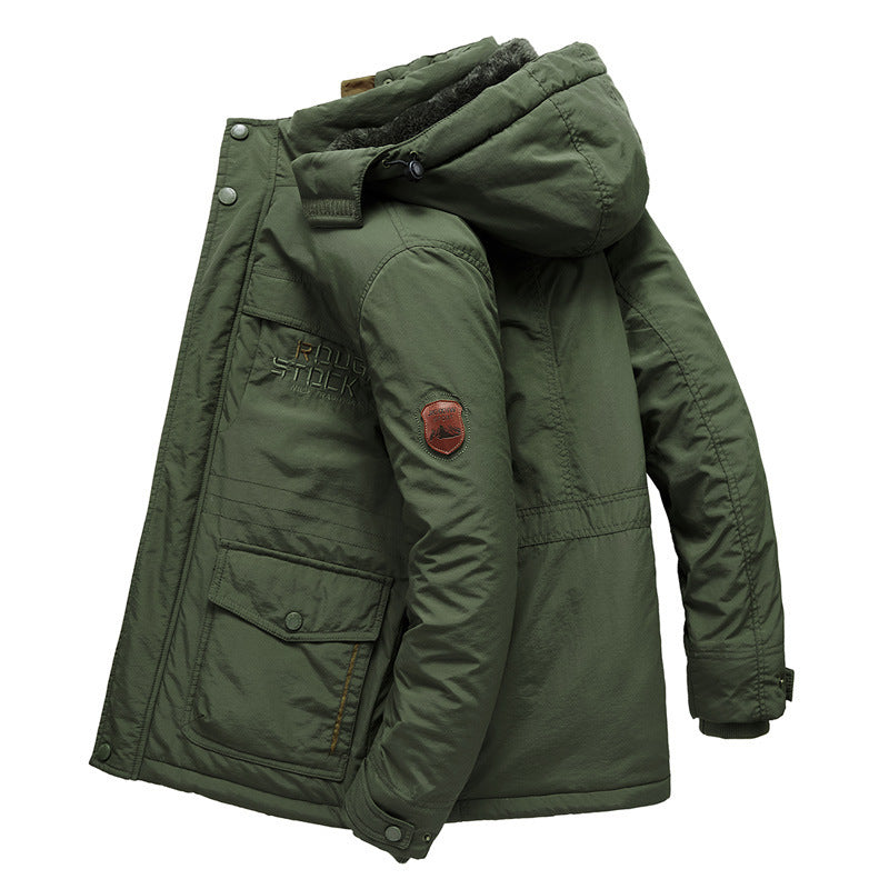 Premium Brown Cotton Parka for Young Adults