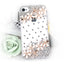 Funda de Rhinestone con Flor Brillante Transparente para iPhone 4/4S