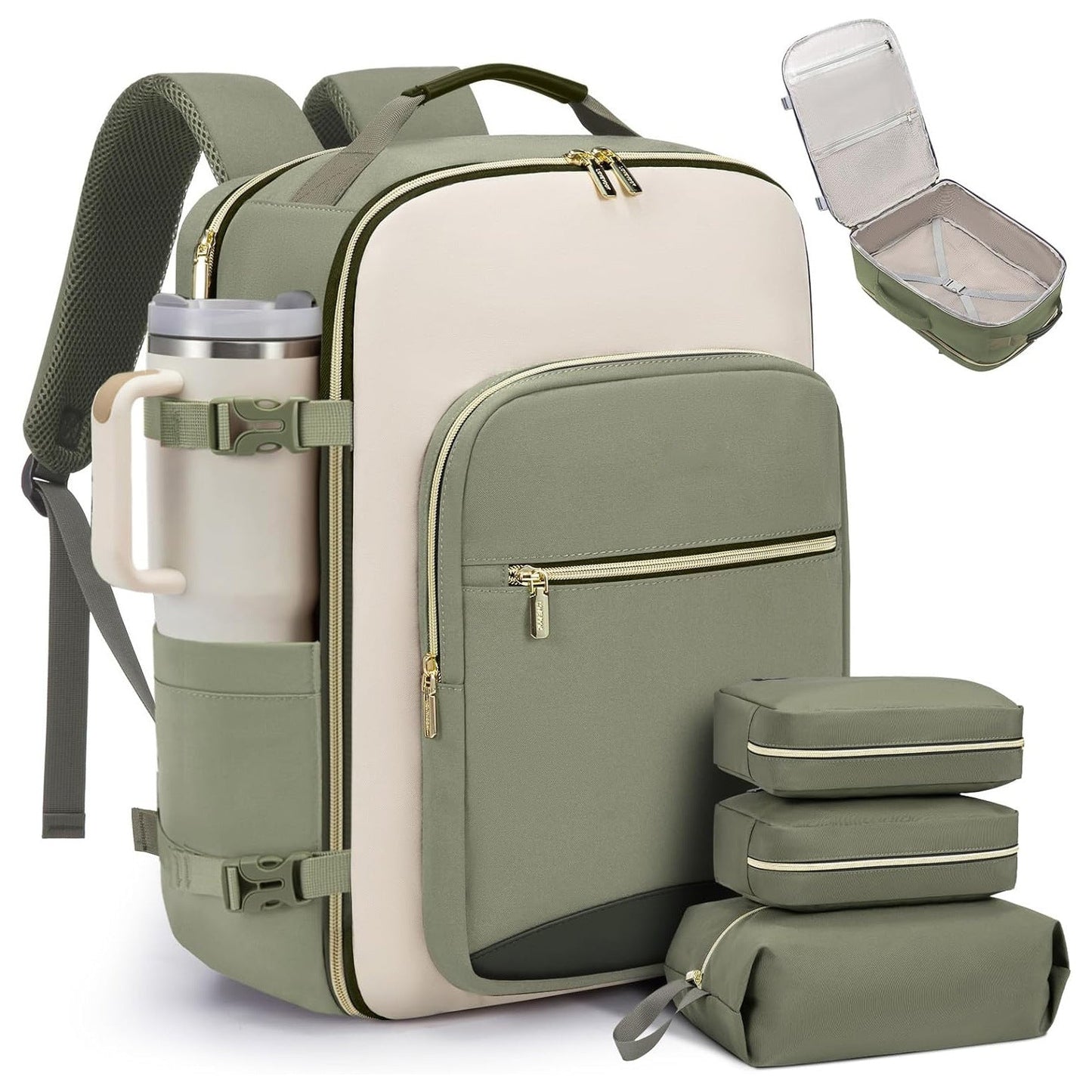 Juego de Equipaje de Mano para Aerolínea con Bolsas Organizadoras
