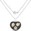 3.19 Carat Genuine Citrine & Black Spinel Pendant in Sterling Silver
