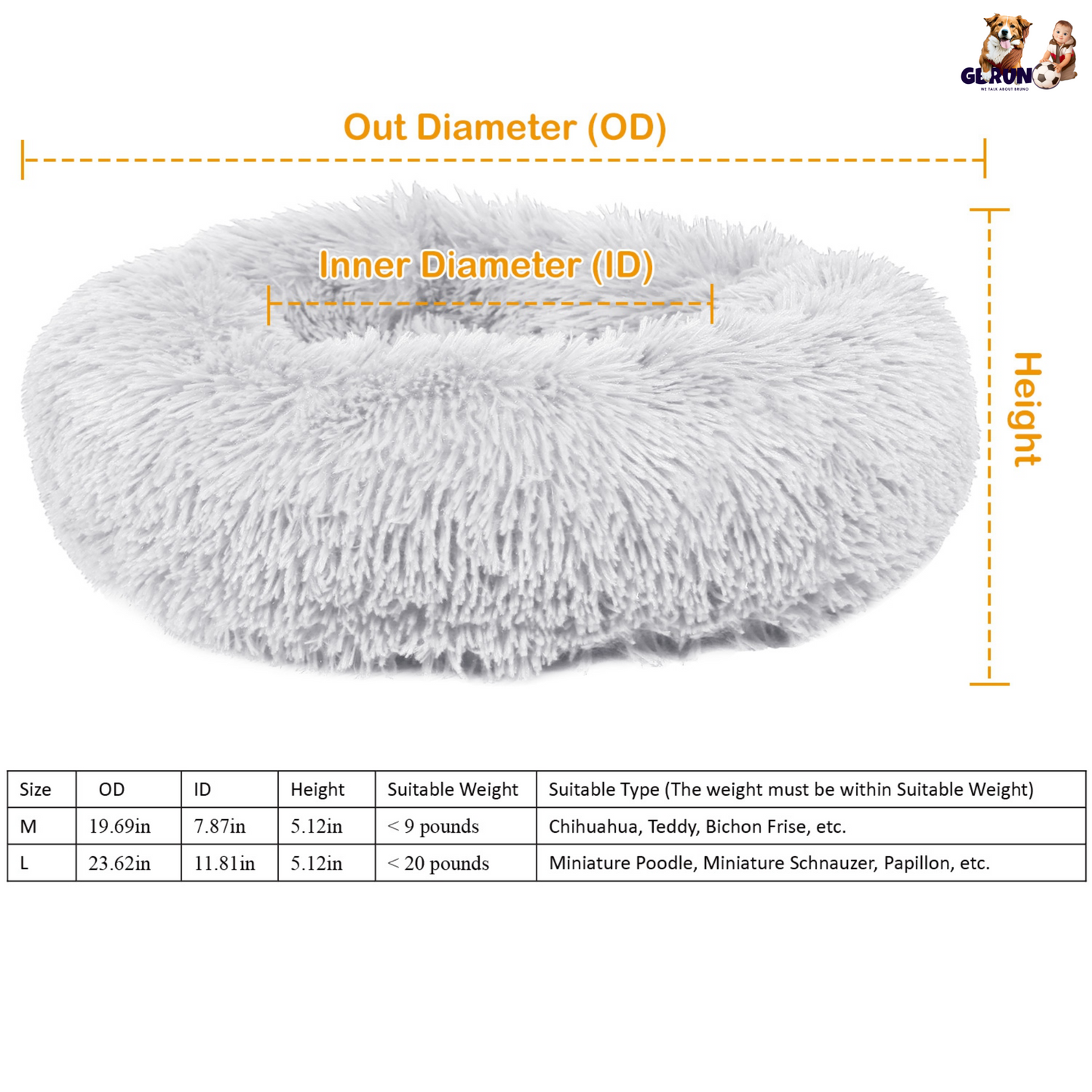 Cama para Perros de Lujo GBruno