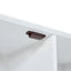 Bathroom storage cabinet with doors and drawers, multiple storage spaces, independent, open adjustable shelves, white - Korvel