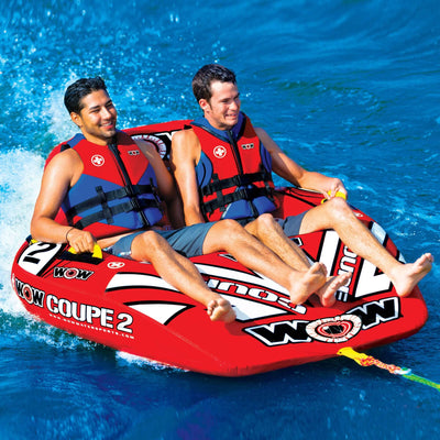 WOW Watersports 2 Person Coupe Cockpit Towable Water Tube - Korvel