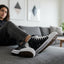 Women’s Black High-Top Sneakers – Political Parody Statement Shoes