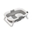 Children's lying Bathtub Portable Folding Plastic Household Newborn Baby care Small size baby tubs three fold bathtub with temperature display - Korvel