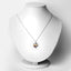 Pendentif en Grenat et Spinelle Noir de 0,55 Carat en Argent Sterling