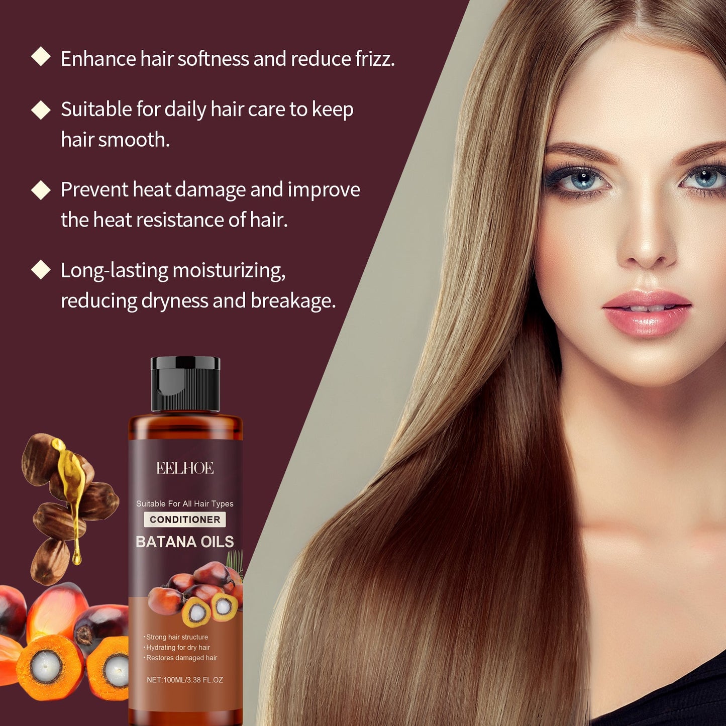 Batana Conditioner for Hydrated, Smooth Hair