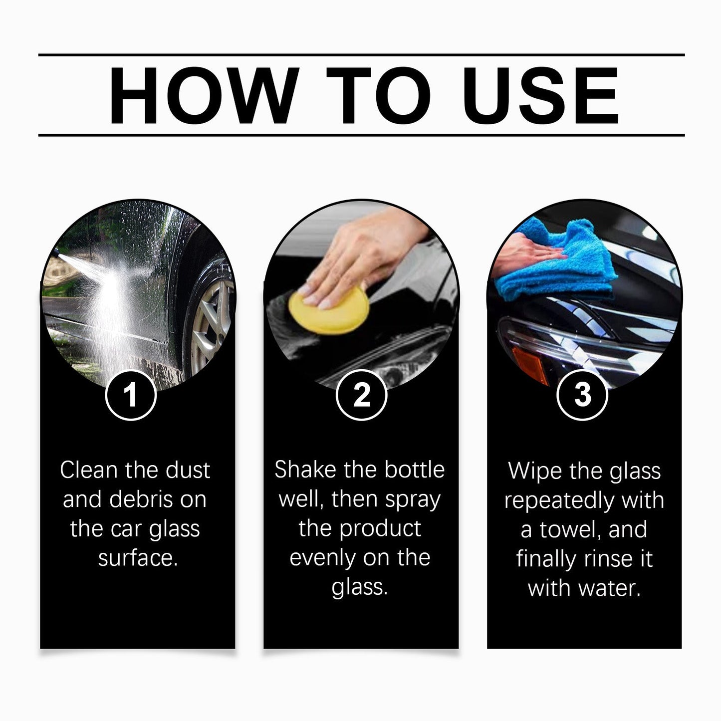 Premium Multifunctional Glass Foam Remover for Vehicles