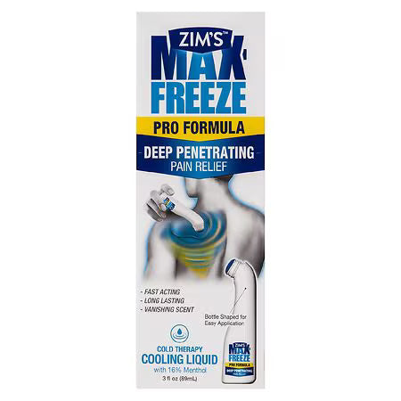 Gel/Spray de soulagement de la douleur Zim à action maximale