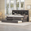 Twin Size Wooden Captain Bed with Storage and Trundle - Antique Gray