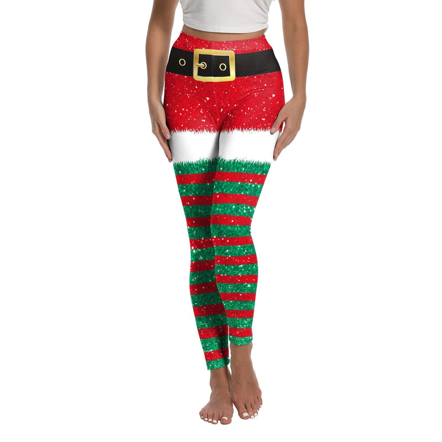 Festive Women's Gym Pants for Active Comfort