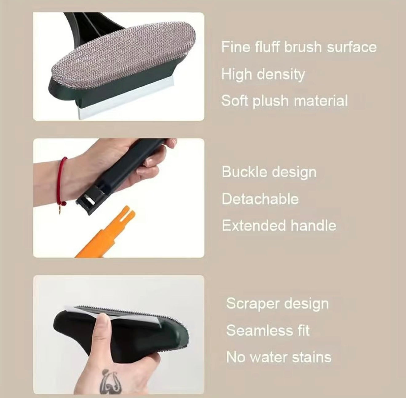 DualClean Multifunction Window Brush
