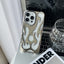 Electroplated hollow flame pattern phone case suitable for iPhone 15 Pro, simple all inclusive, Apple 14 anti drop protective cover - Korvel
