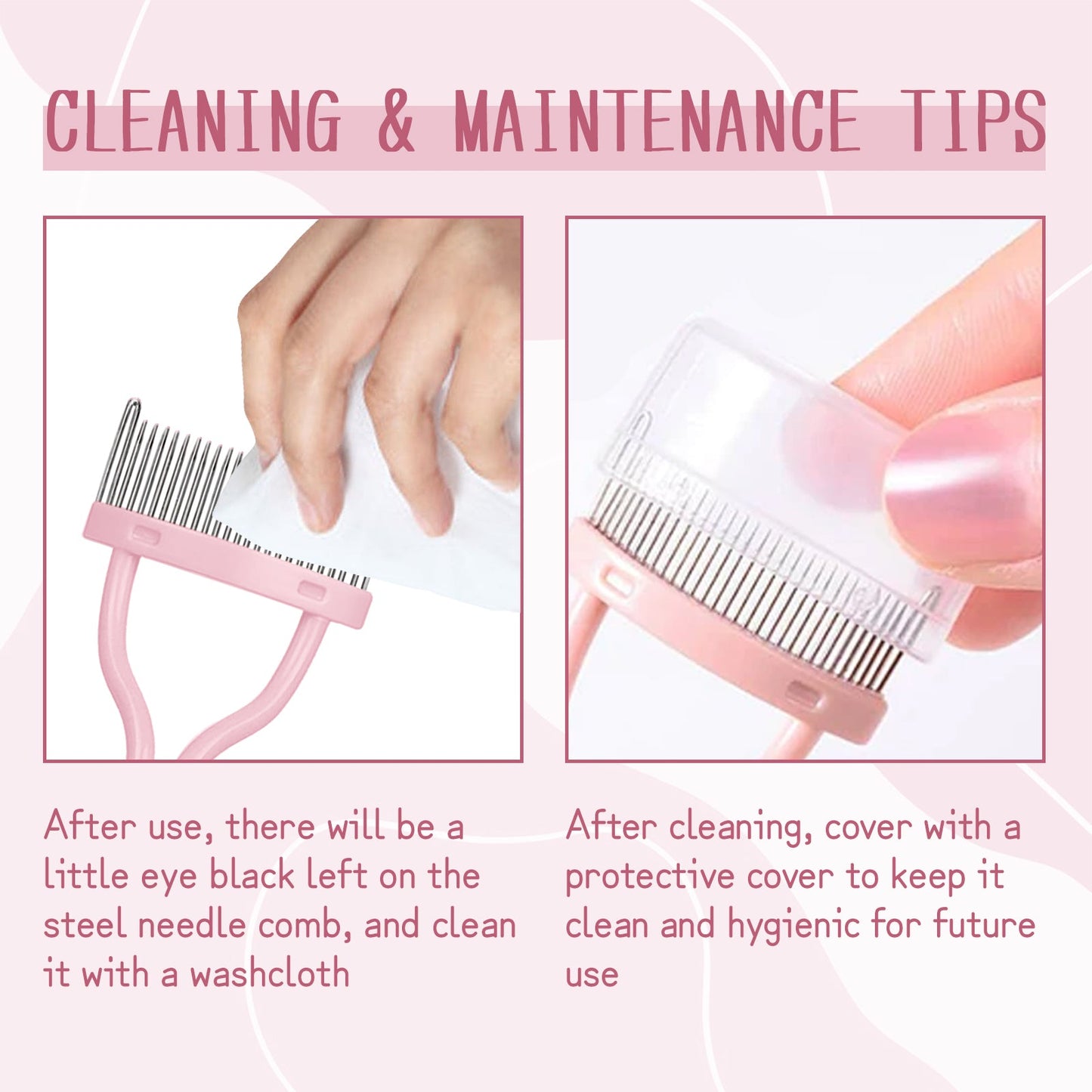 Eyelash Separator Comb for Clump-Free Lashes