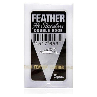 Feather Hi-Stainless Double Edge Razor Blades - 5 Pack