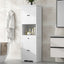 Elegant Tall Bathroom Cabinet with Ample Storage Space