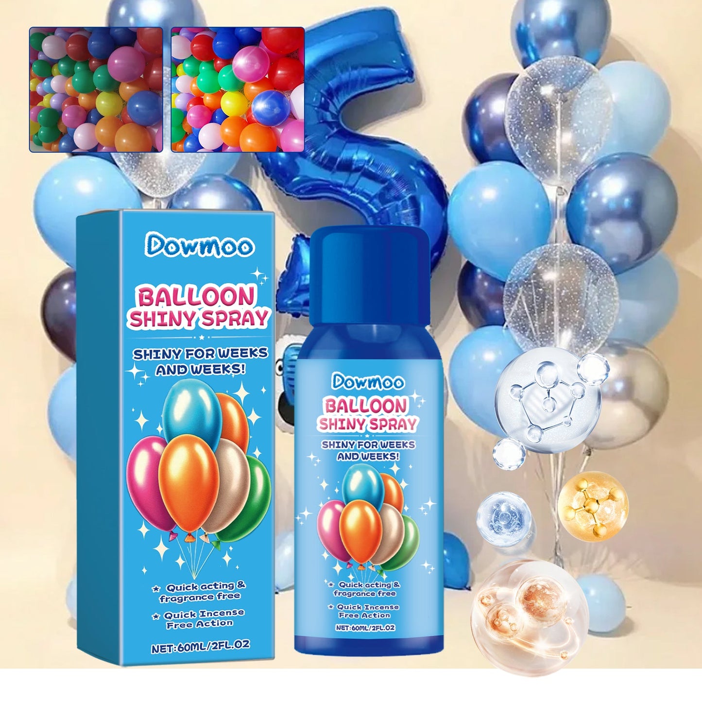 Balloon Shiny Spray for Enhanced Gloss and Appearance